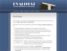 Tablet Screenshot of kvalitest.sk